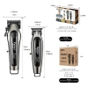 Kemei kemei cortador de pelo profesional KM-1377 cortador eléctrico transfronterizo con pantalla digital de larga duración cabezal de aceite pusher trimmer Item Picture
